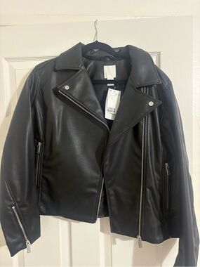 H&M Black Leather Jacket